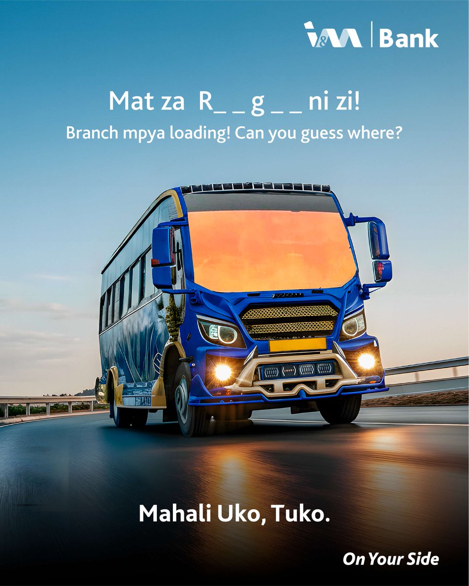 imbankke's tweet image. Wadau, #MahaliUkoTuko ndio form.

If you know the lyrics… you already know where Mr. Giant Blue Pin is heading next.
There’s a line missing. Complete it correctly and you’ll reveal where we’re opening our next branch.

How to participate:
✔ Comment the correct lyric
✔ Include…