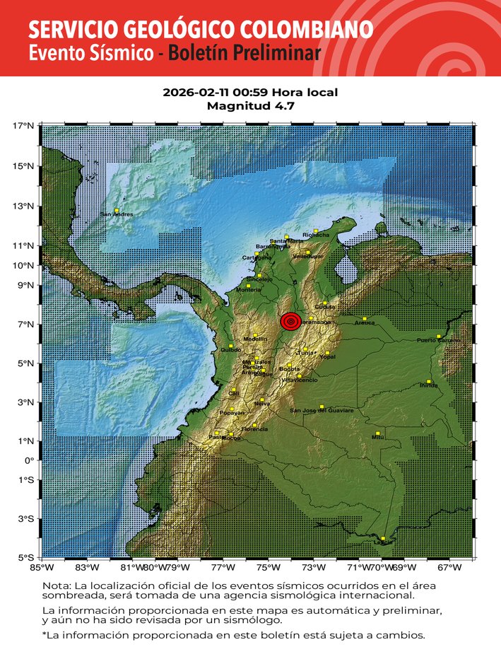 Servicio Geológico Colombiano tweet media