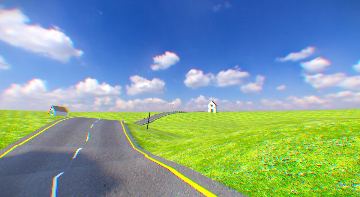 Oh this one is comfy. 
I wonder where the road leads
#backrooms