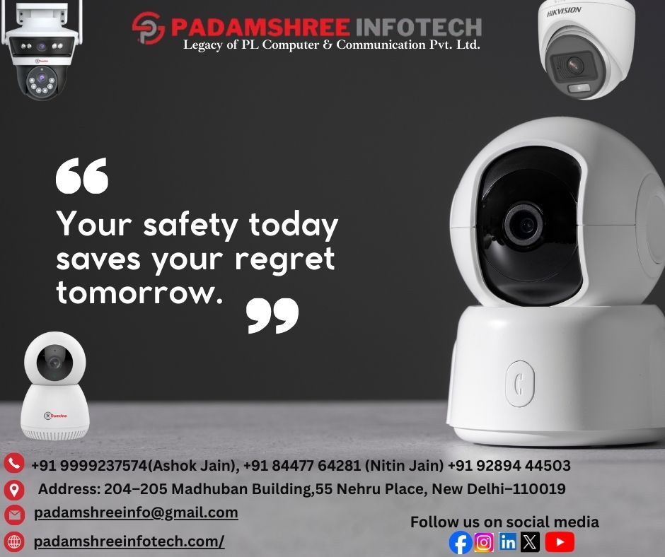padamshreetech's tweet photo. Your safety today decides your peace tomorrow.
Prevent loss. Install smart CCTV.
📍 Padamshree Infotech
+91 9999237574 (Ashok Jain)

#CCTV #Security #Surveillance #SafetyFirst #IPCamera #PadamshreeInfotech https://t.co/mHo4YwukOK