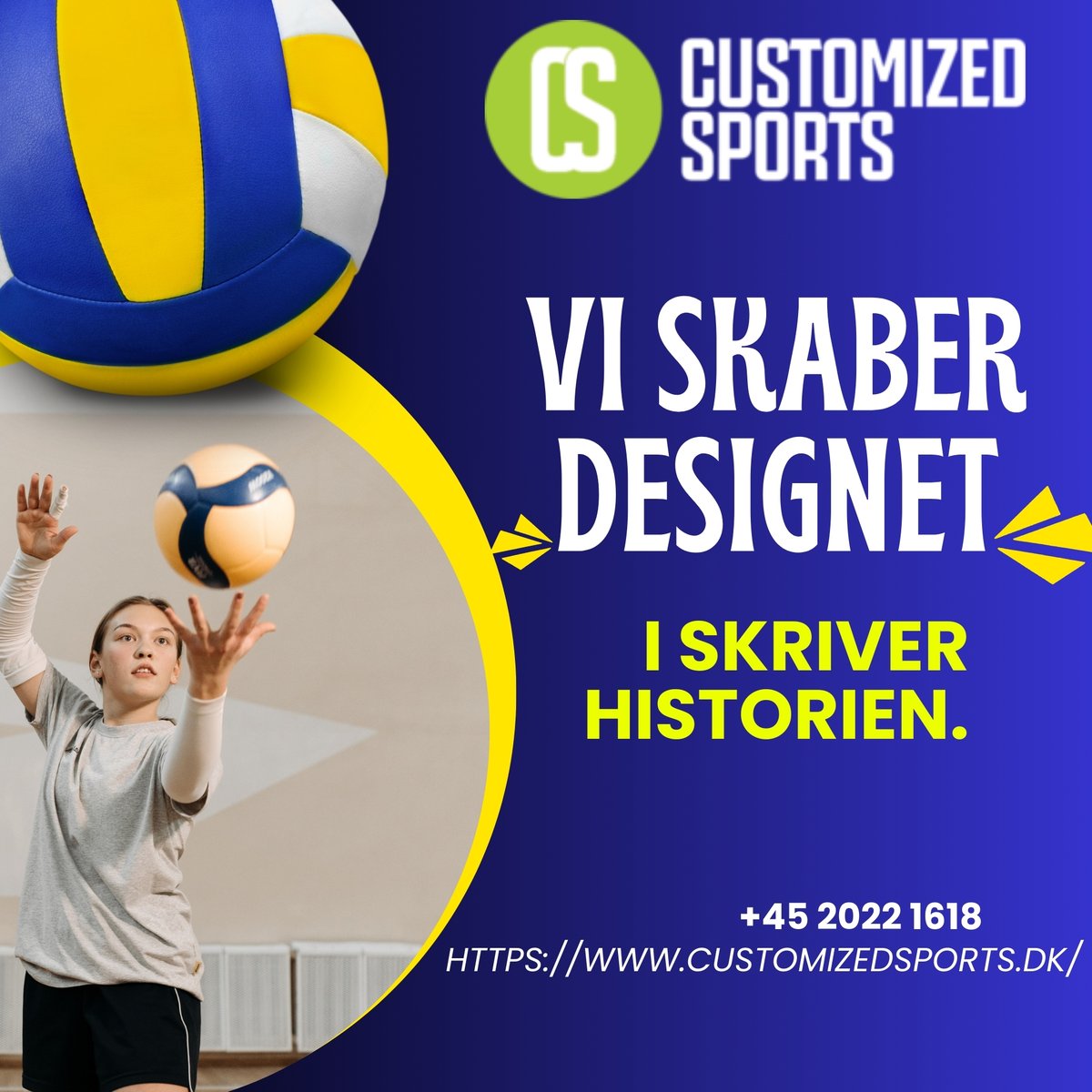 customizedsport's tweet image. 🏐 Vi skaber designet – I skriver historien!
Hos Customized Sports får jeres volleyballhold unikt, professionelt og stilrent sportswear, der løfter både præstation og identitet.
👉 Klar til at skabe noget særligt?
📞 +45 2022 1618
🌐 customizedsports.dk
#CustomizedSports
