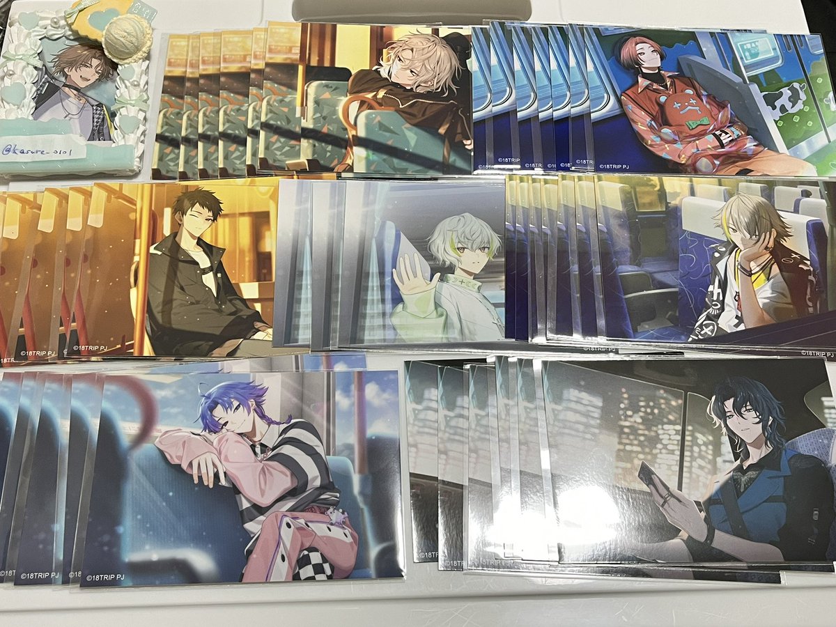 kasure_0101's tweet photo. 「交換」 18TRIP エイトリ AGF ブロマイド
譲：可不可 練牙 添 宗氏 潮 來人 幾成 潜 千弥 太緒 糖衣 琉衣 夜鷹 子タろ
求:七基＞Nのみ定価➕送料

※郵送/おもライ2日目手渡し
※初見プロカ必見
良ければ気楽に声掛けてください◎ https://t.co/l2lMYrPpu8