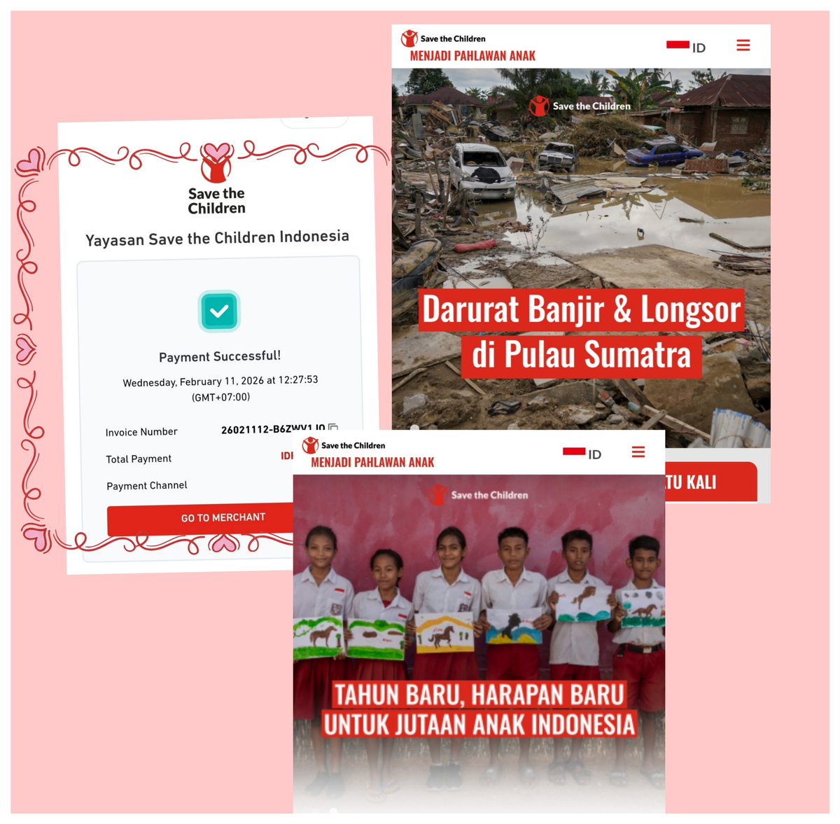 RoseINATeam's tweet photo. HAPPY BIRTHDAY ROSÉ 🥳

In honour of the Rosé's 29th b'day, Rosé INA Team Admin made a donation to support healthcare and education for children in Indonesia affected by the ecological disaster in Sumatra &amp; Aceh. 

BIG BAD ROSÉ DAY
#Chapter29WithROSÉ
#넘버원걸_로제야_생일_축하해 https://t.co/GSe53DL8br