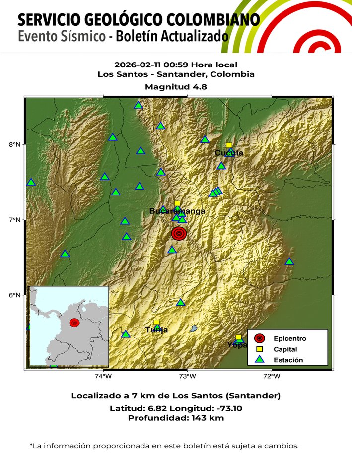 Servicio Geológico Colombiano tweet media