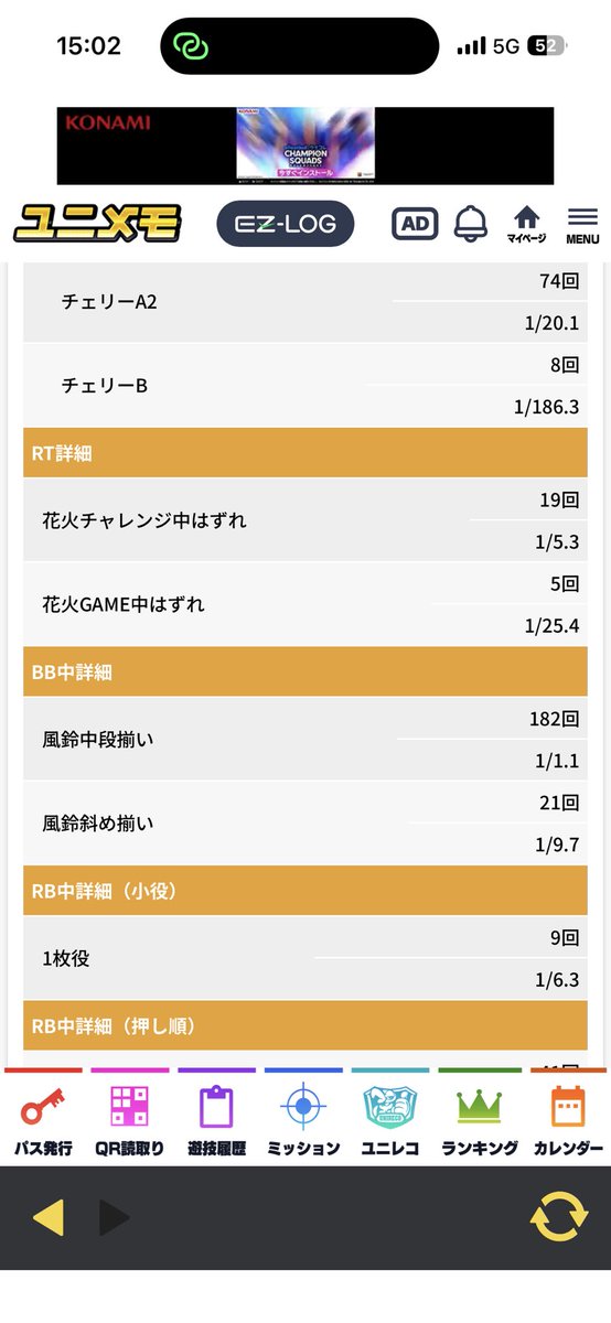 BLACKSHADOW_55's tweet photo. 3台並びの日。

隣は朝から🎐フリーズ×2
自分の台は特リプ七BIG×2
一瞬当たり箇所か！？と思ったけど、HG中のハズレが今まで味わったことないくらい悪いので勇気ある撤退💨
明日の入替えで無くなるかもやけど、仕方なし… https://t.co/aWeoXswjEs
