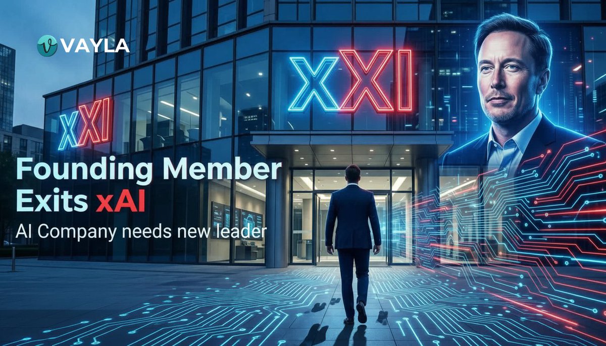 Another founding member exits xAI.

Co-founder Tony Wu is leaving the company, adding to leadership changes at Elon Musk’s AI venture.