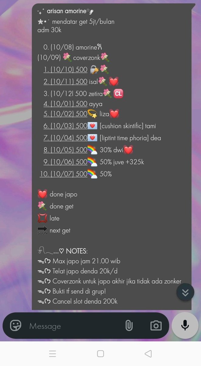 AYYA-OPEN ARISAN & JOKI MURAH ALL SPESS tweet media
