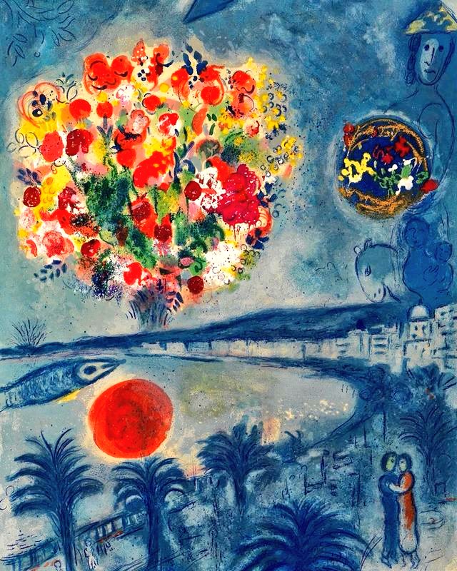 Marc Chagall, Le soleil couchant