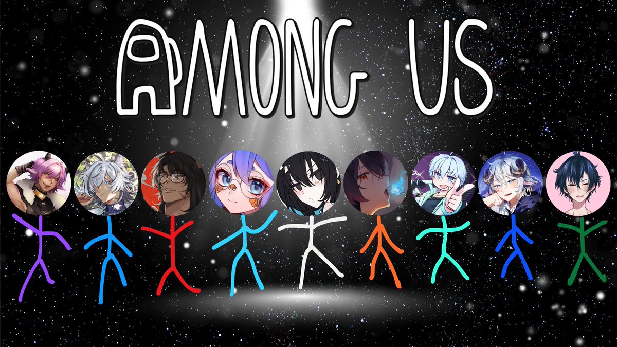 📢AMOGUS COLLAB‼️

with #VTRP friends! ❤️

<a href="/ToumaTengu/">Touma Tengu 💜🐂</a> <a href="/HyoumaKohaku/">Kohaku🐯💙</a> <a href="/LucksShi/">Lucks Shi 🐟🎀 Koi Wishfish</a> <a href="/AnonMoka/">moka anon 🕵👻 P.I</a> <a href="/saerin4RIN/">Saerin ❤️‍🔥 Hellhound Race Queen 🏁</a> <a href="/DaiyaDiamandis/">Daiya Diamandis 💎🎤 Diamond VTuber</a> <a href="/LambrielVT/">Lambriel🐑👑</a> <a href="/ewickid/">Ewick 🤡</a> 

⏰Stream is today @ 4PM PST | 6PM CST | 7PM EST

YT Waiting Room: youtube.com/live/rs3_QOL8z…