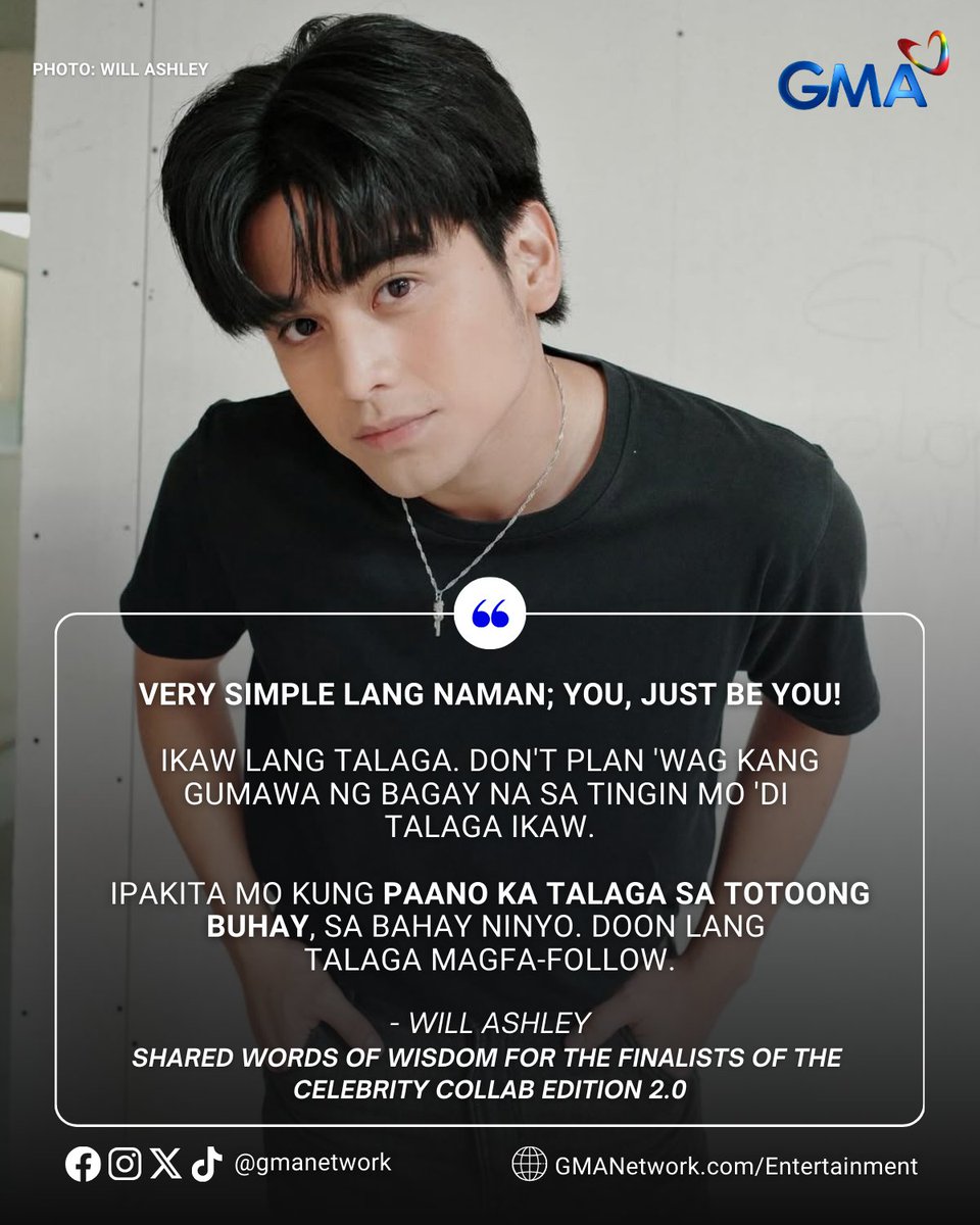 gmanetwork's tweet photo. Drawing from his own journey, former PBB housemate and #TheSecretsOfHotel88 star #WillAshley shared words of wisdom for the finalists of the 'PBB Celebrity Collab Edition 2.0' as they enter the final stretch of the competition.
Read the full article: https://t.co/f9mWEqCUah
#KapusoTalks