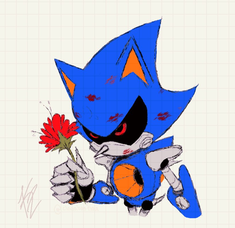 Valentines day for a robot. #metalsonic