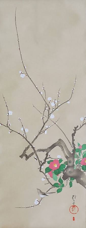 cherry blossoms
the gentle light 
of memory 

Basho 

still days
winter raindrops
those days 

me