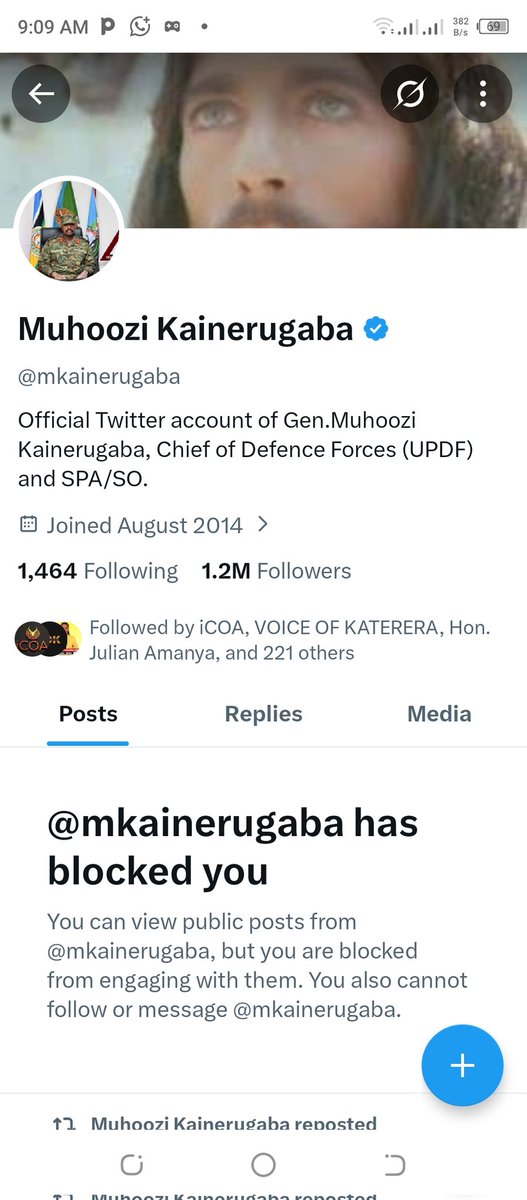 BeinFredrick's tweet photo. You mean no one has yet updated the General that I am a repentant elder and he unblocks me! @nichotourguide @DaudiKabanda @BalaamBarugahar https://t.co/eb19iB6QJL