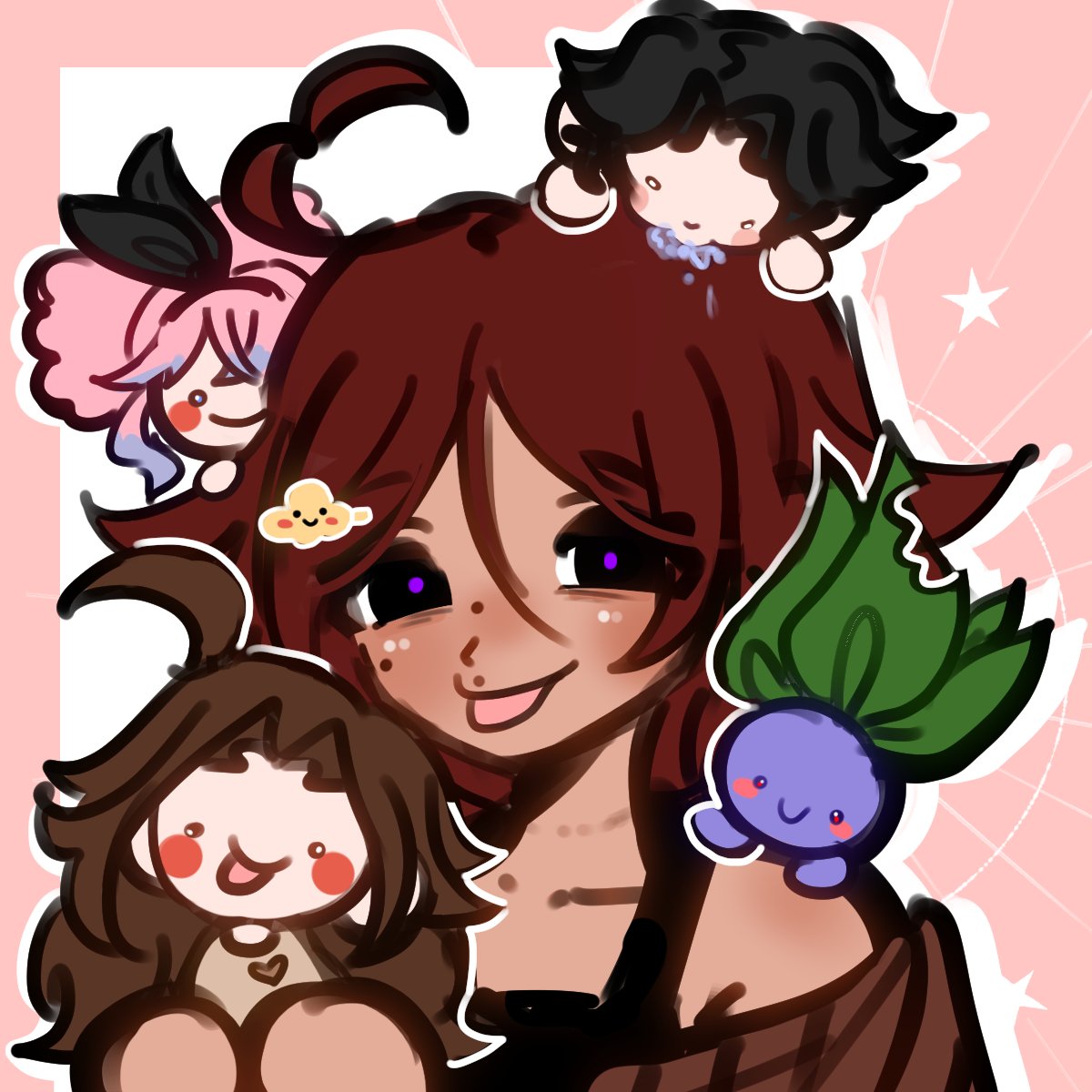 i remembered i have free will so i doodled an icon for myself 

i wanted to add all my friends but unfortunately i am way too lazy- okay i will now work. I need to remember i can also work on my own stuff while working on comms :>