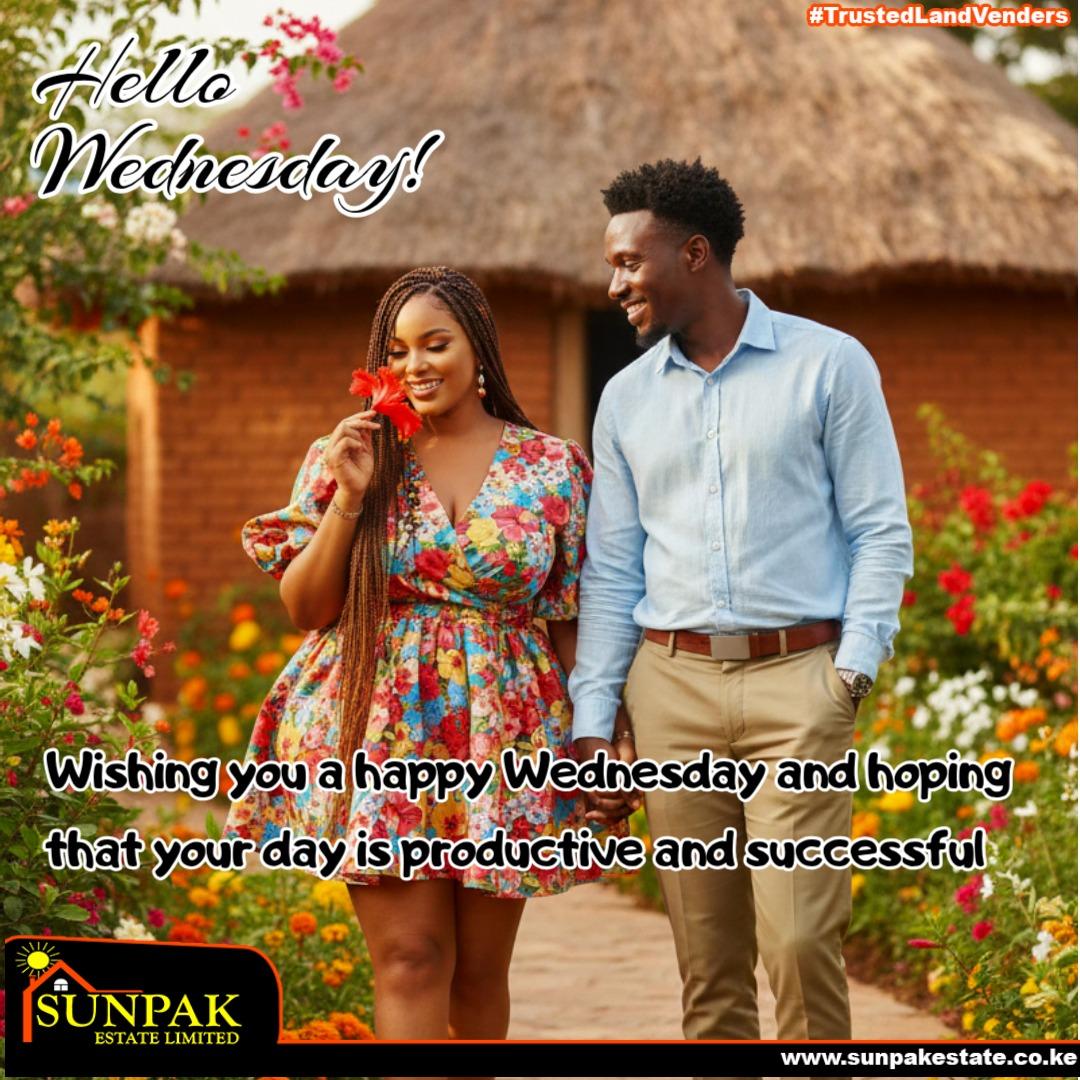 MiriamF91923849's tweet image. Good morning wednesday! 
Wishing you a happy Wednesday and hoping that your day is productive and successful.
Another day, another opportunity to make progress towards our goals. Wishing you a fantastic Wednesday!

sunpakestate.co.ke
#SunPakEstateKe
#Trustedlandvenders