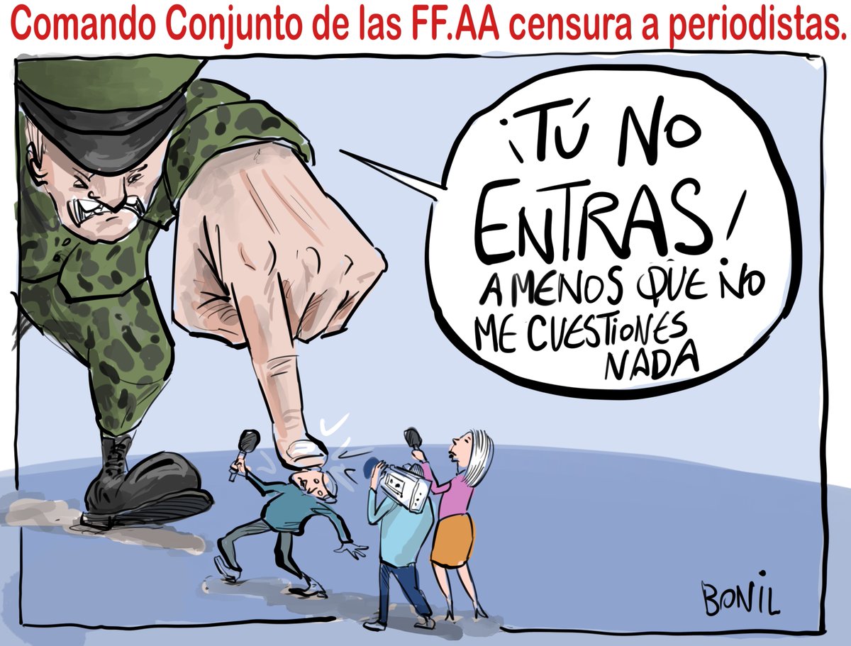 Comando conjunto de las Fuerzas Armadas censura a medios de comunicación.