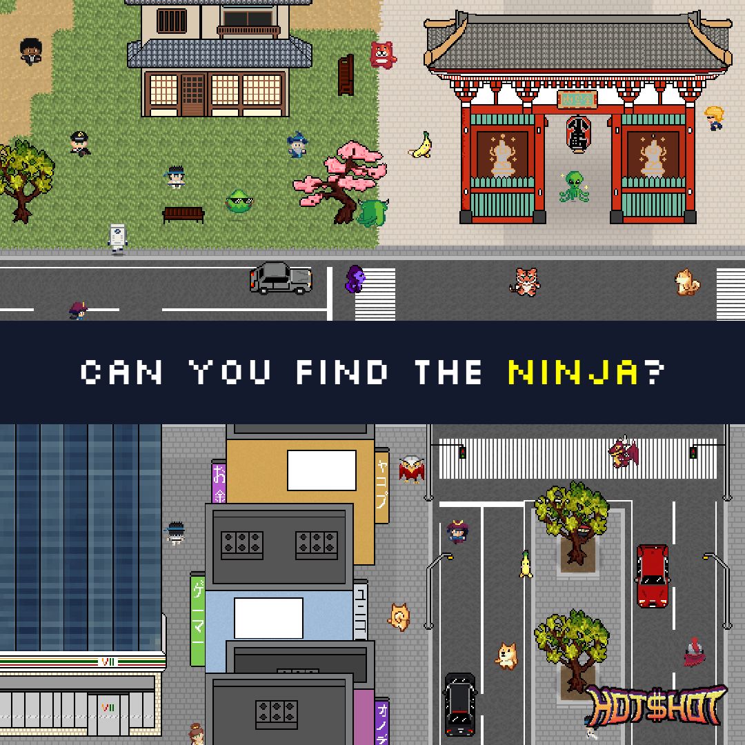 Target acquisition test! 🇯🇵👀

The Ninja is blending in. Can you spot him before he takes your balance? Prove your eyes are sharp enough for the lobby.

Play at hot-shot.io and tell us where he is hiding 👇