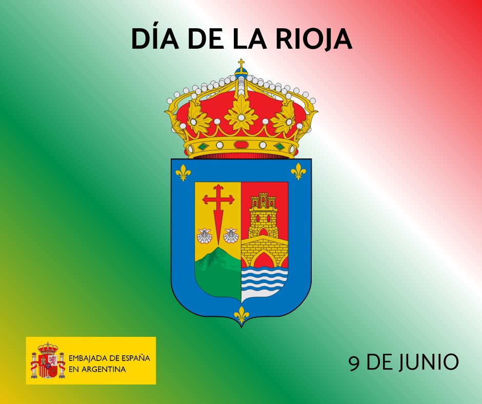 EmbEspArgentina's tweet photo. Muchas felicidades a los riojanos en Argentina.

Tierra de viñedos infinitos,
de historia que se escribe entre monasterios y montañas,
de carácter firme y corazón generoso. https://t.co/UbdNBNAWI6