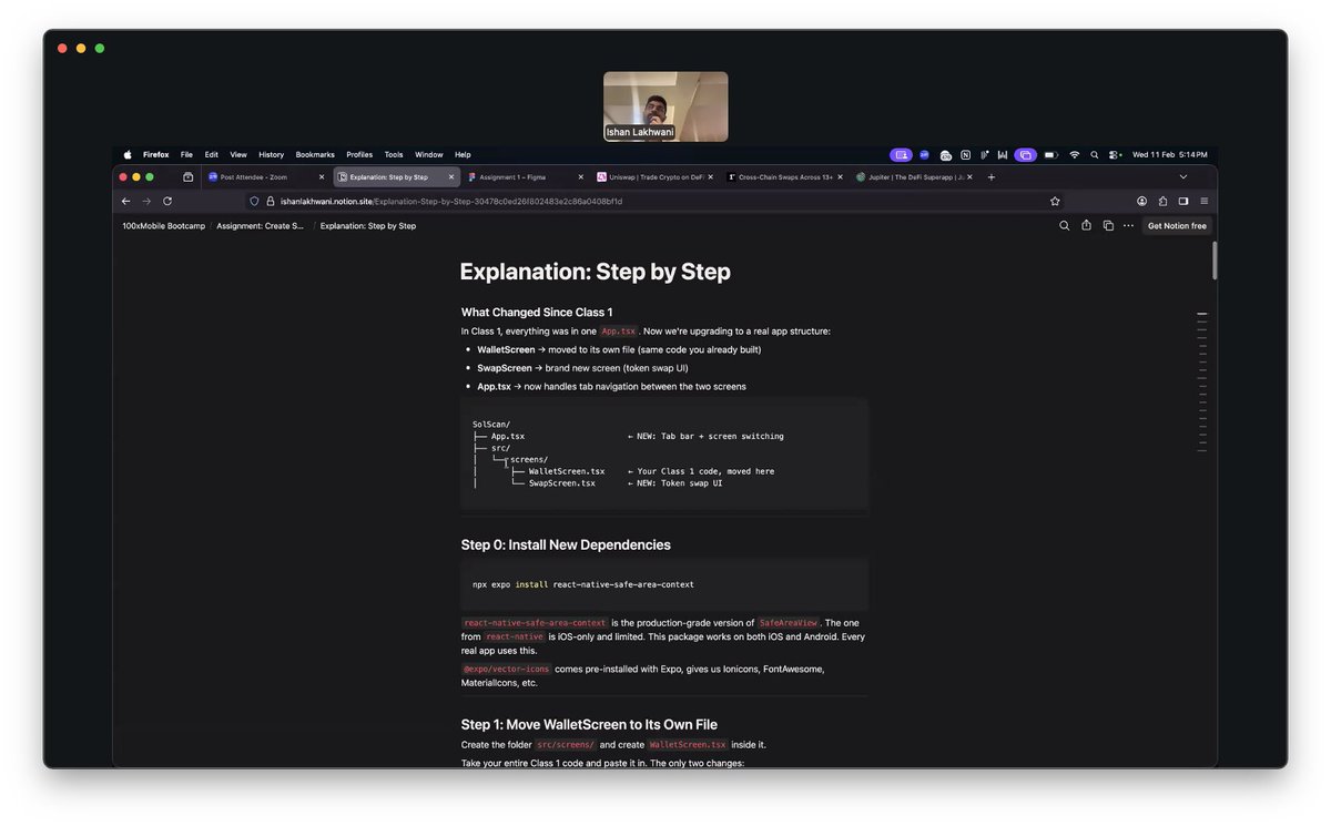 It's Day 2 of learning <a href="/reactnative/">React Native</a> from <a href="/bluntbrain/">ishan</a> .