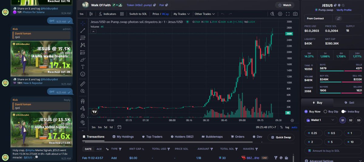 👻 $Jesus

 ✨  Called 15K 🔣 280K NOW 260K 

 ✅  17.6X + Done From Call

A5bZrzHQXCuwXxU9PB6SSA8WS3uRrti8XcywhDuppump

DM t.me/sol_lord010 for entry