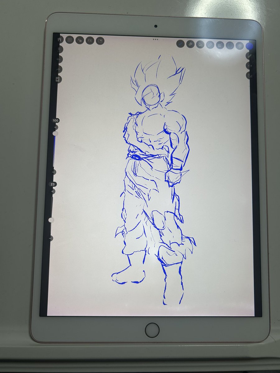 さて、初のiPadでお絵描きします、か