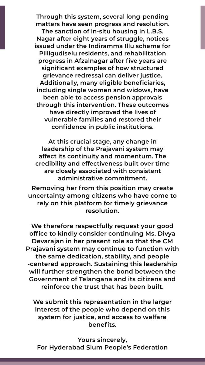 HSatyanara58378's tweet photo. @TelanganaCMO @revanth_anumula #GHMCOline
#telanganahousing #housingrights #urbanpoor #socialjustice #affordablehousing #Slumdevelopment #indirammuillu #Hyderabad https://t.co/MsRiUOv3yI
