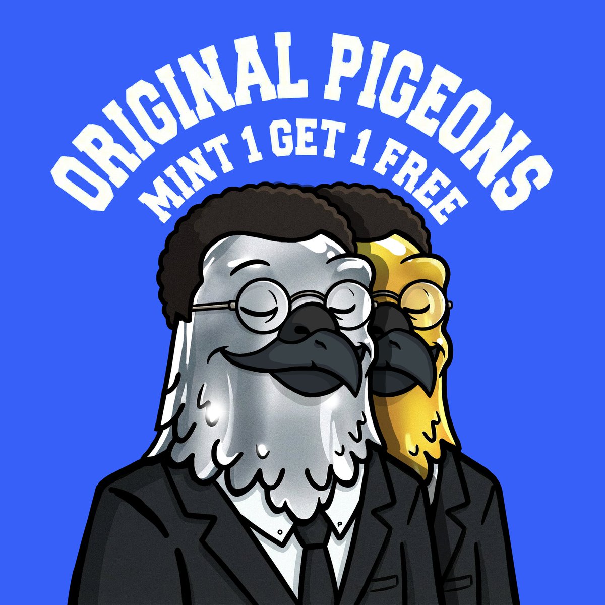 The next 100 Original Pigeons mints will receive 1 free Original Pigeon from $ORIGINALs personal collection.

xrp.cafe/collection/ori…

Giveaway: 1 person that repost, tags a couple of friends, and puts their xrpl address in the comments, will win 5 Original Pigeons from