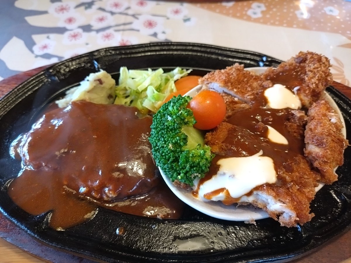 watayumak's tweet photo. レストラン開拓家さんのポークチーズカツレツ、デミグラスとチーズが美味しかったです
２月しか食べれない限定メニュー
#仙台
#開拓家 https://t.co/ljwPhNIeat