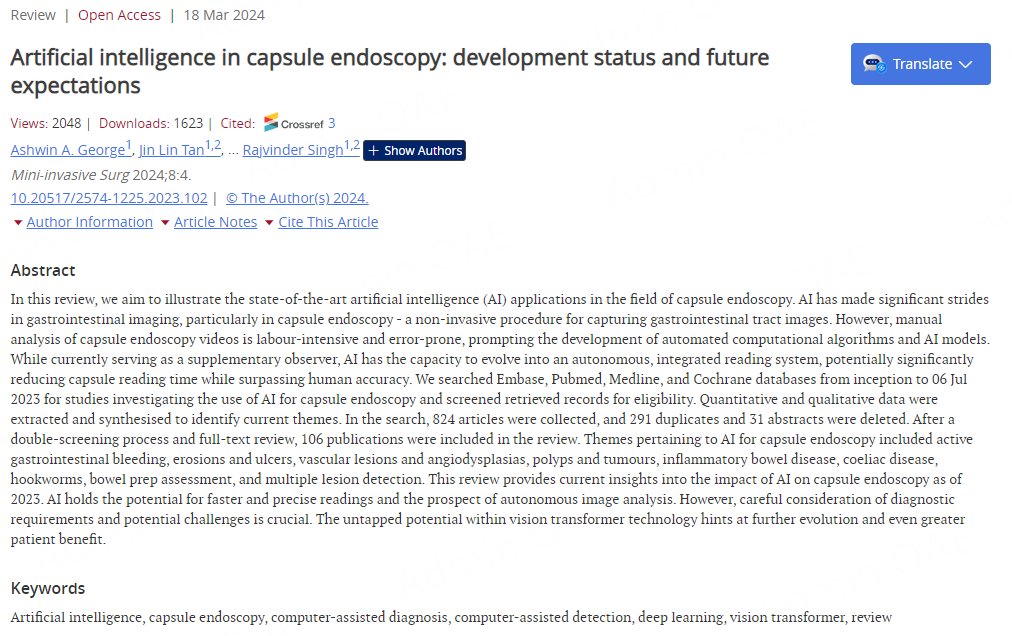 Mini-invasive Surgery tweet media