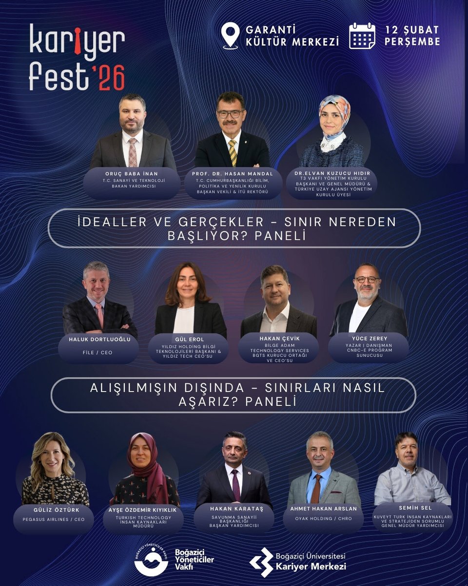 Boğaziçi Yöneticiler Vakfı tweet media