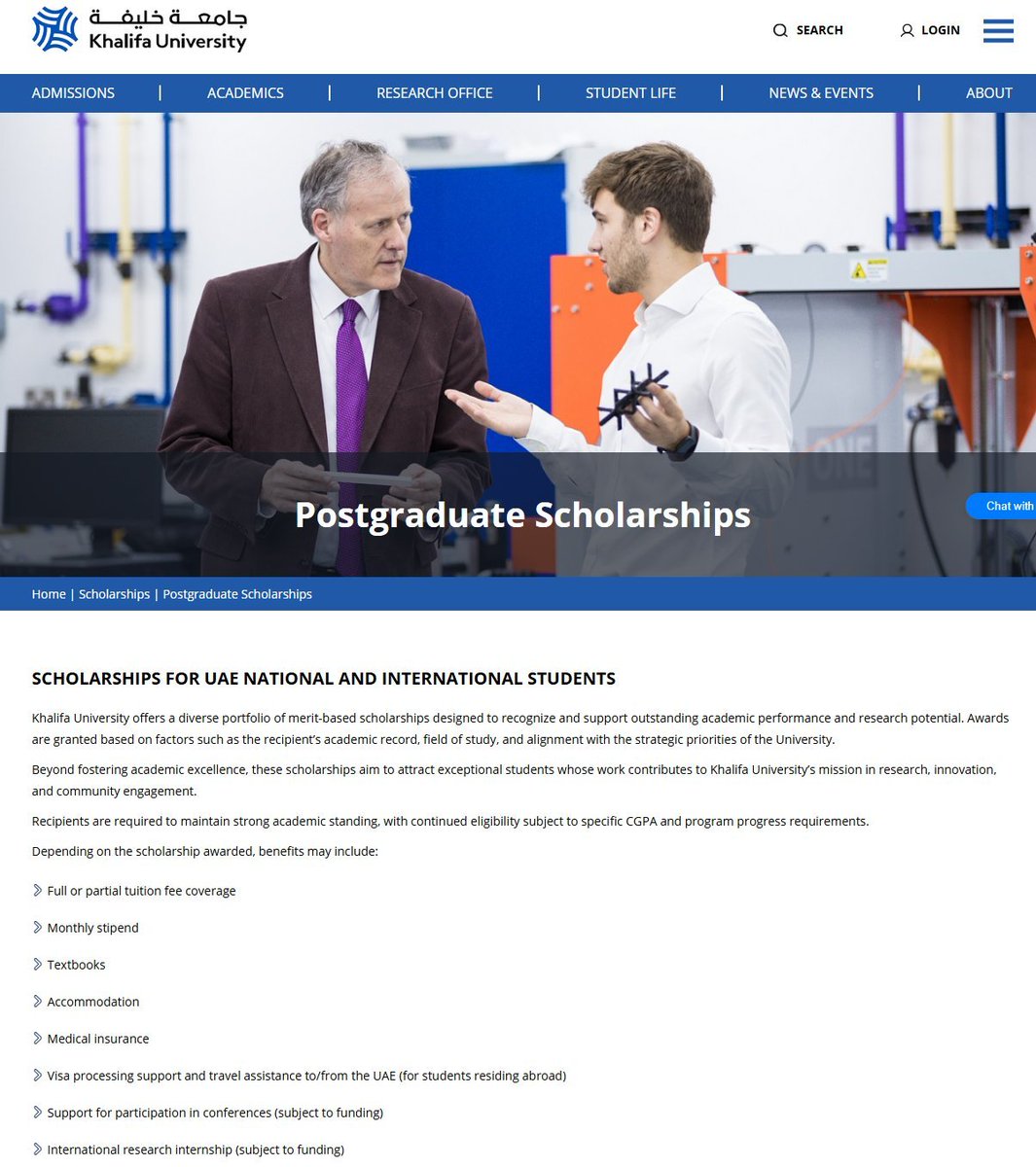 StudyHunt_info's tweet photo. Khalifa University Scholarships in UAE (Fully Funded)

For The Application: https://t.co/pPnXaPTmRf

Khalifa University is offering fully funded scholarships for Masters and PhD programs for international students.

Deadline: 2nd March 2026 https://t.co/jqnaUUGwZV