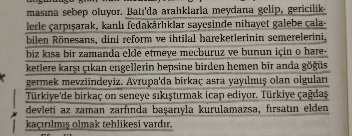 mehmetsensey's tweet photo. "Türkiye çağdaş devleti az zaman zarfında başarıyla kurulamazsa, fırsatın elden kaçırılmış olmak tehlikesi vardır."

Yusuf Akçura https://t.co/ZwJkshQiaO