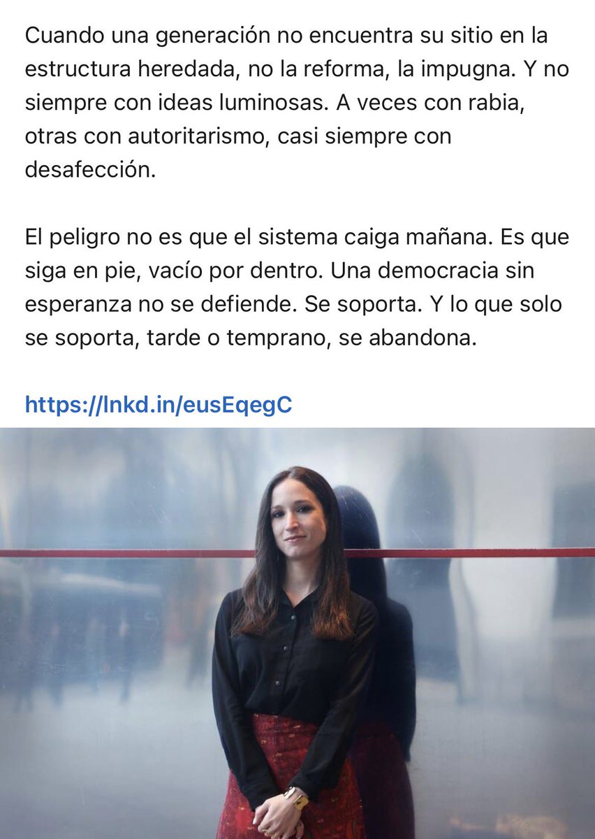EstefMolina_'s tweet photo. Quien quiere entender, entiende.
Gracias a Carlos (seguramente sea de mi generación) que lo ha entendido (y sabe) perfectamente y ha escrito esto en Linkedin.

Este es el espíritu de mi libro, LOS HIJOS DE LOS BOOMERS.

Hoy, me entrevistan en @el_pais: 

https://t.co/joP6uHREMf https://t.co/oojrLcAiWD