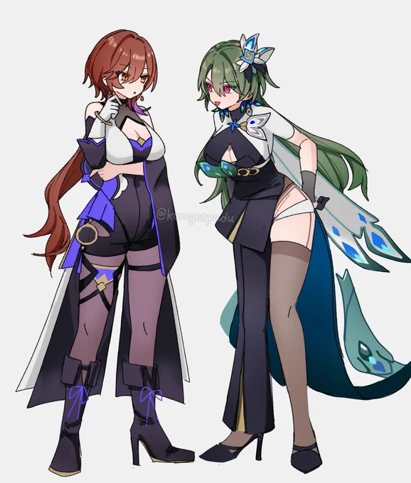 天然と腹黒 #HonkaiImpact3rd #崩壊3rd