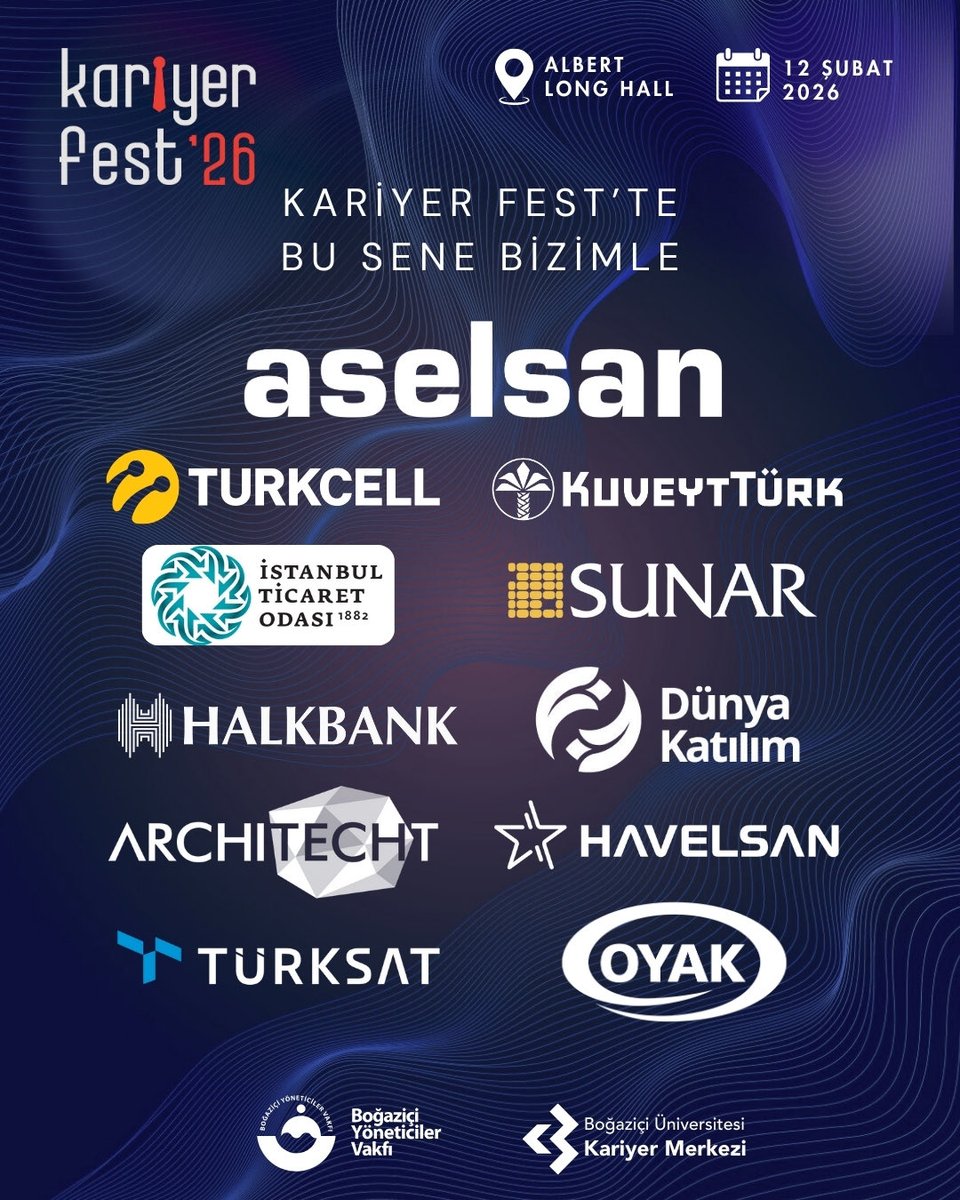 Boğaziçi Yöneticiler Vakfı tweet media