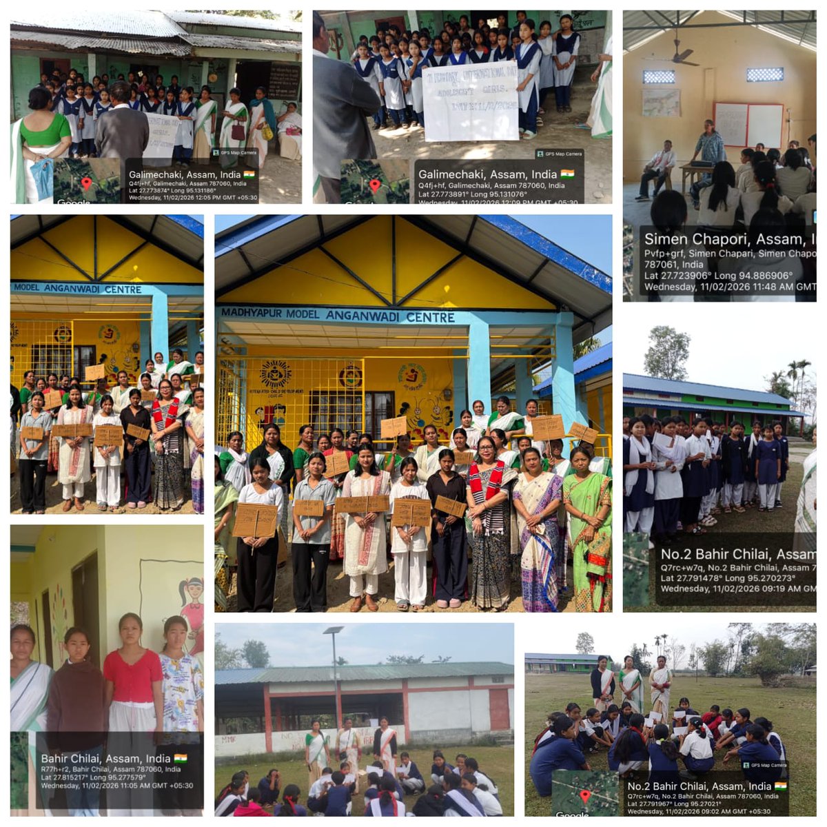 CDCJonai's tweet photo. Under #SampoornataAbhiyan2.0 &amp; marking #InternationalDayofWomenandGirlsinScience awareness sessions focusing on adolescent girls’ nutrition, hygiene, toilets &amp; safe drinking water were conducted today in schools and AWCs of MSTD Aspirational Block of Jonai.
@NITIAayog @dhemaji_dc https://t.co/4QaSDtf3H1