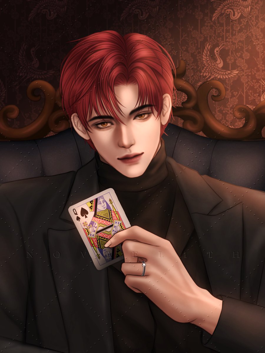 "you wanna play huh? yeah, let's play." 🎭♠️
 . 
#RionKenzo #artion
#CaineChana #harristhetic