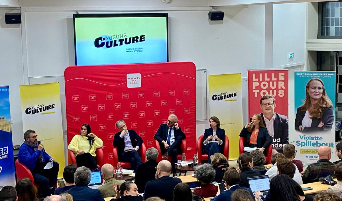 #CULTURE #LILLE
Un débat utile, pour confronter nos programmes pour Lille2026, s’exprimer sur le soutien à l’emploi culturel, à la culture de proximité, à l’éducation artistique et pour clarifier les choix politiques de chaque candidat.
Je suis claire : maintien du budget