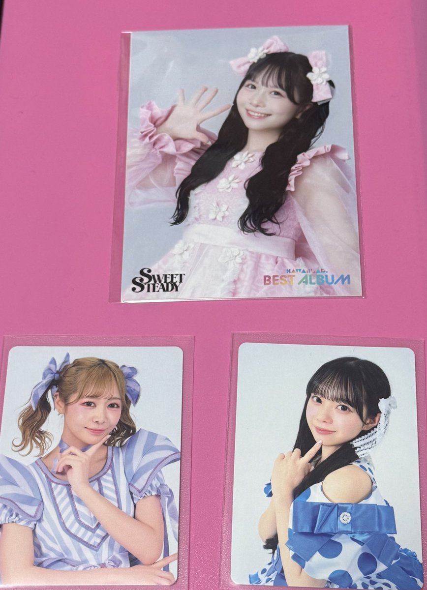 ゆるぼ
KAWAII LAB. ベストアルバム 特典 

譲:画像
仲川瑠夏
増田彩乃
栗田なつか

求:生写真・トレカ
松本
#ふるっぱー交換
#きゅーすと交換
#すいすて交換