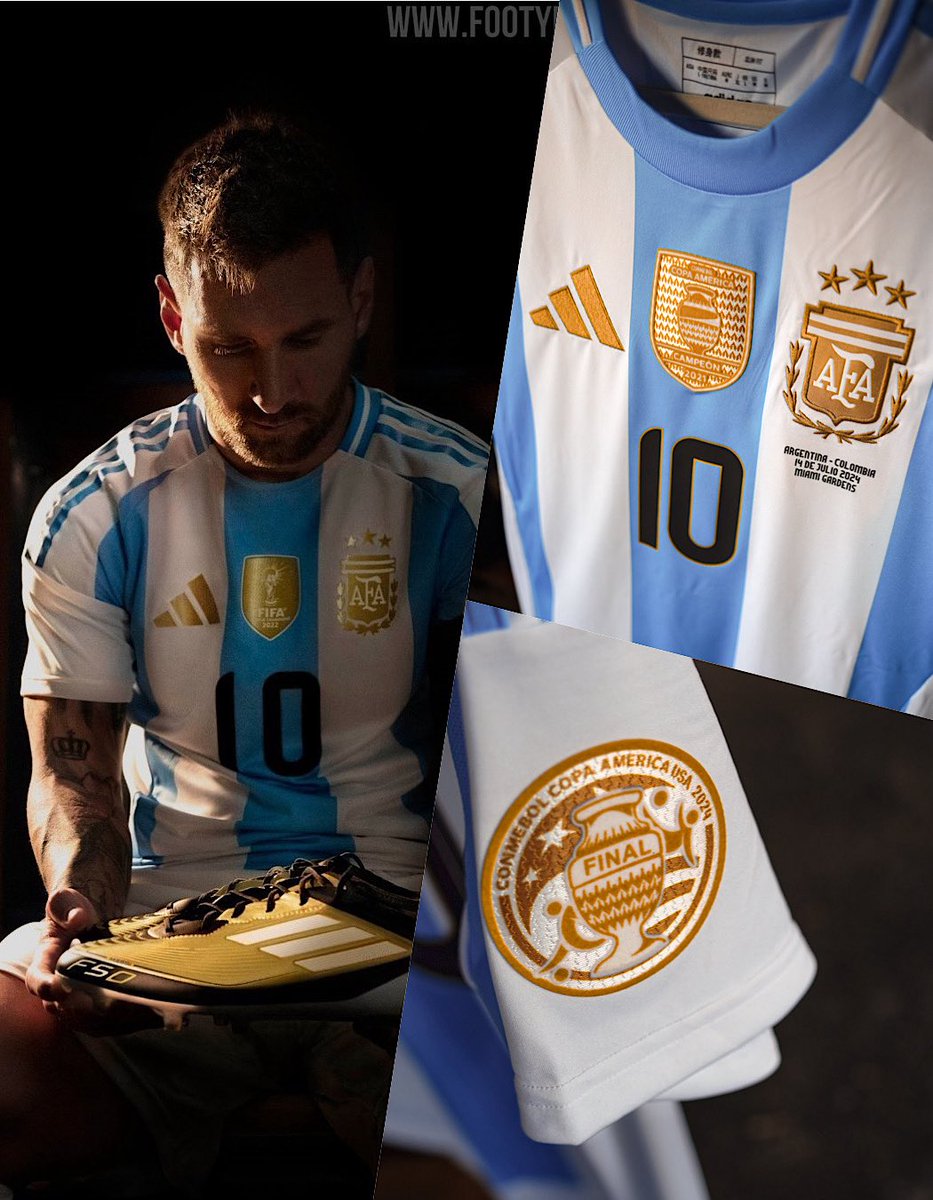 ユニフォーム紹介第43弾⚽️ アルゼンチン代表24-25(H)メッシ選手です