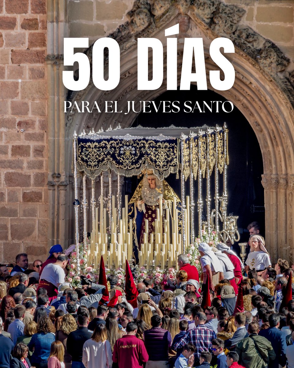 ⌛️ 50 días para el próximo Jueves Santo en Linares⏳

#RescateLinares #RescateDolores #RescateTrinitario #SomosRescate