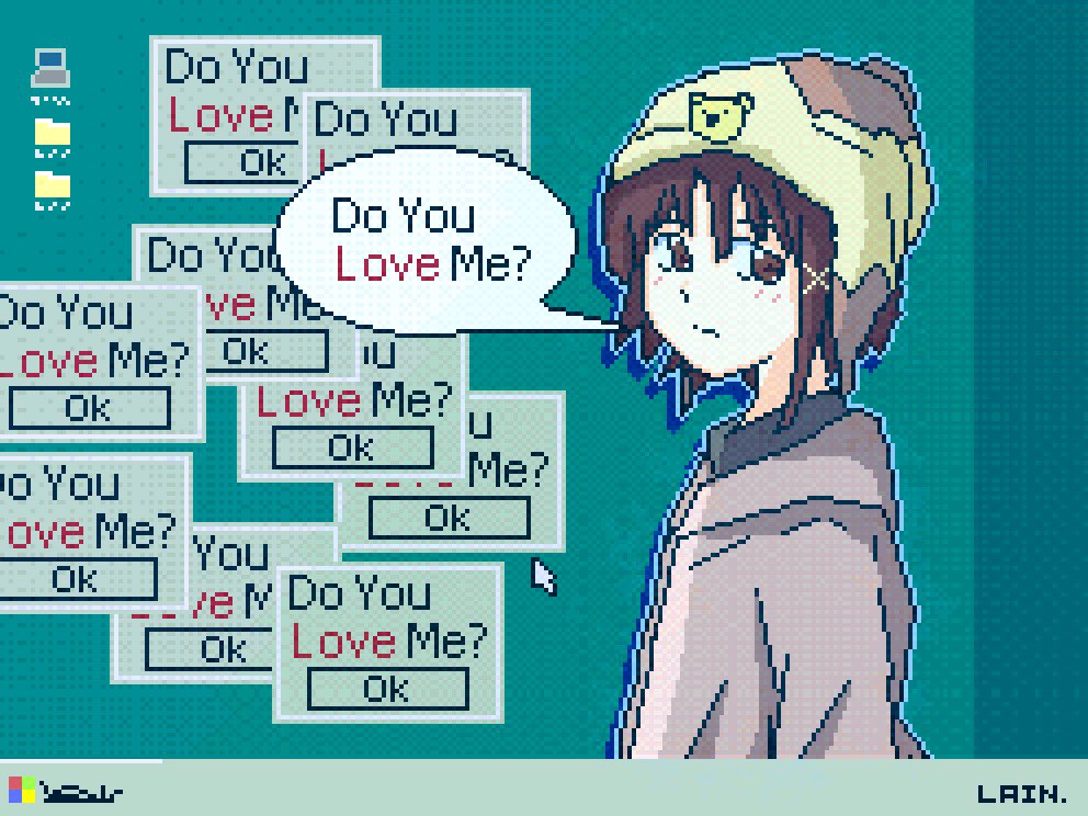 serial experiments lain 岩倉玲音 #lainTTL #CLX_lain_art