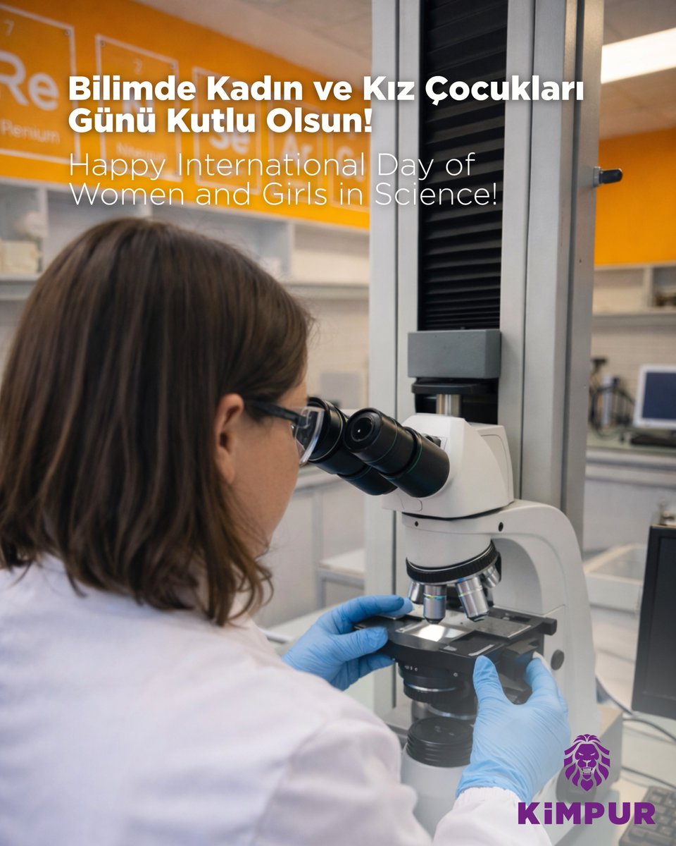 kimpurglobal's tweet image. 11 Şubat - Bilimde Kadın ve Kız Çocukları Günü.

Bilimin ve inovasyonun geleceğinde daha fazla kadın ve kız çocuğunun yer almasını destekliyor; bu alana değer katan tüm kadınların ve kız çocuklarının 11 Şubat Bilimde Kadın ve Kız Çocukları Günü’nü kutluyoruz.

#Kimpur