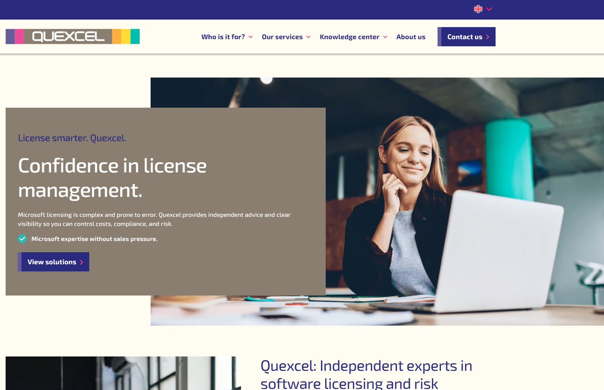 Yesss, blij! Onze nieuwe website is live. Ontdek 'm hier: bit.ly/45UUCWU
Quexcel: license, compliance, control