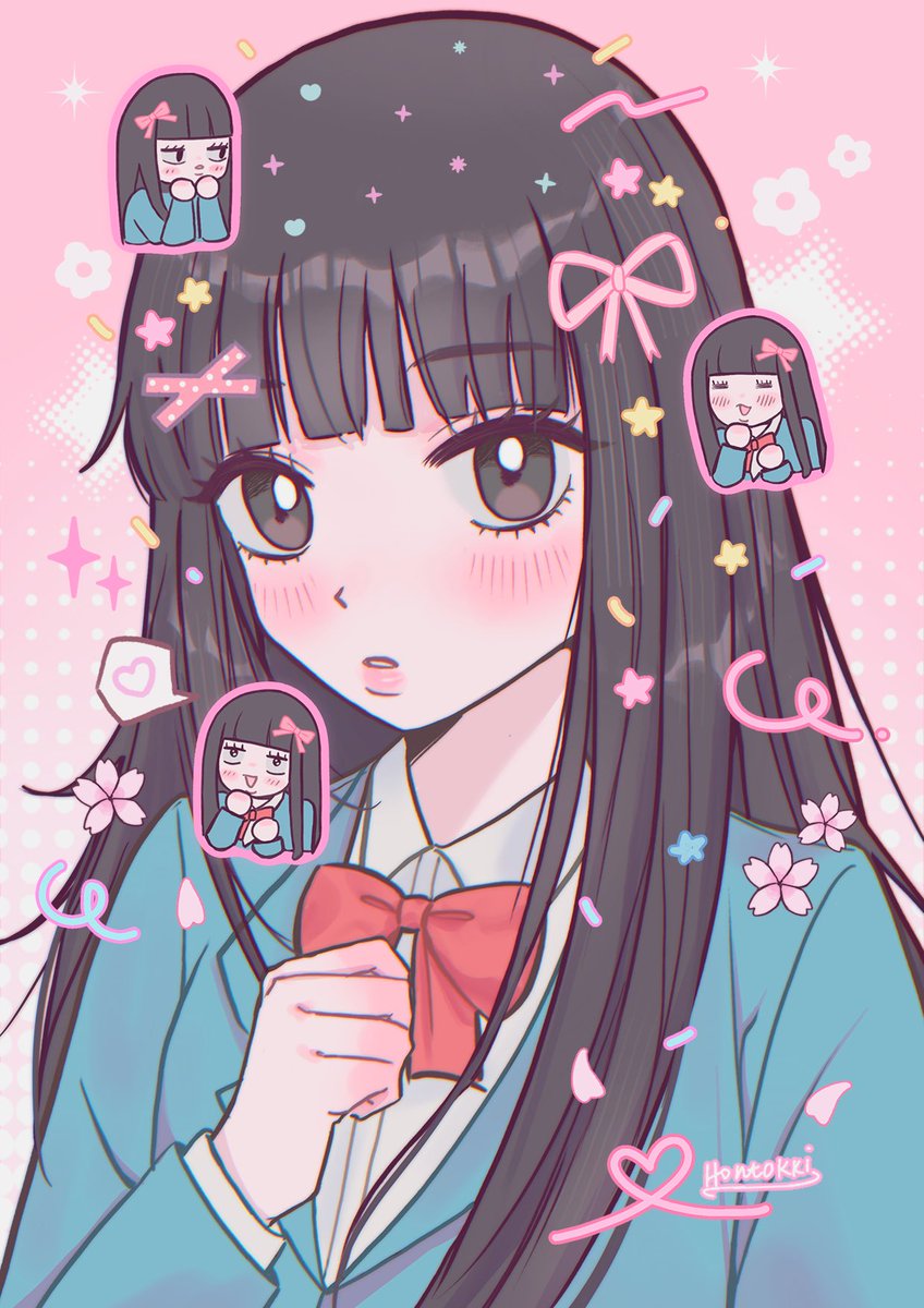 hontokki's tweet photo. Sawako 🩷🌸 will turn this into photocard/art print for #CQ9! https://t.co/X2DdatxLby