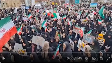 Who is also watching the anniversary of Iranian revolution today? Surely Pentagon. Tens of millions of Iranians are celebrating today.  Pentagon should get scared when there is a chance that Trump does something stupid like taking orders from Satanyahu and attacking Iran.