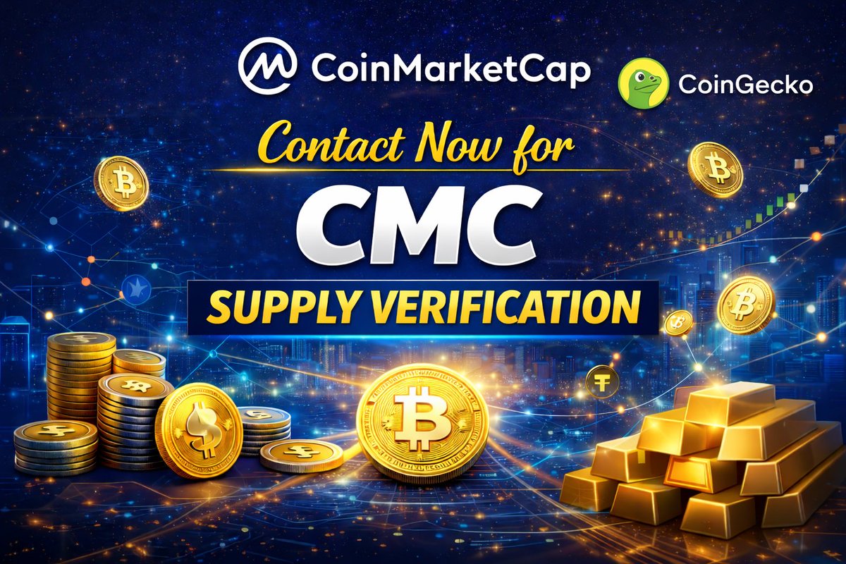 💸 CoinMarketCap Supply Verification Available – DM to Get Started

Having issues with CoinMarketCap supply verification?
We offer professional support to help your project get its supply verified accurately and smoothly.

telegram-:@crypto_Yogendra