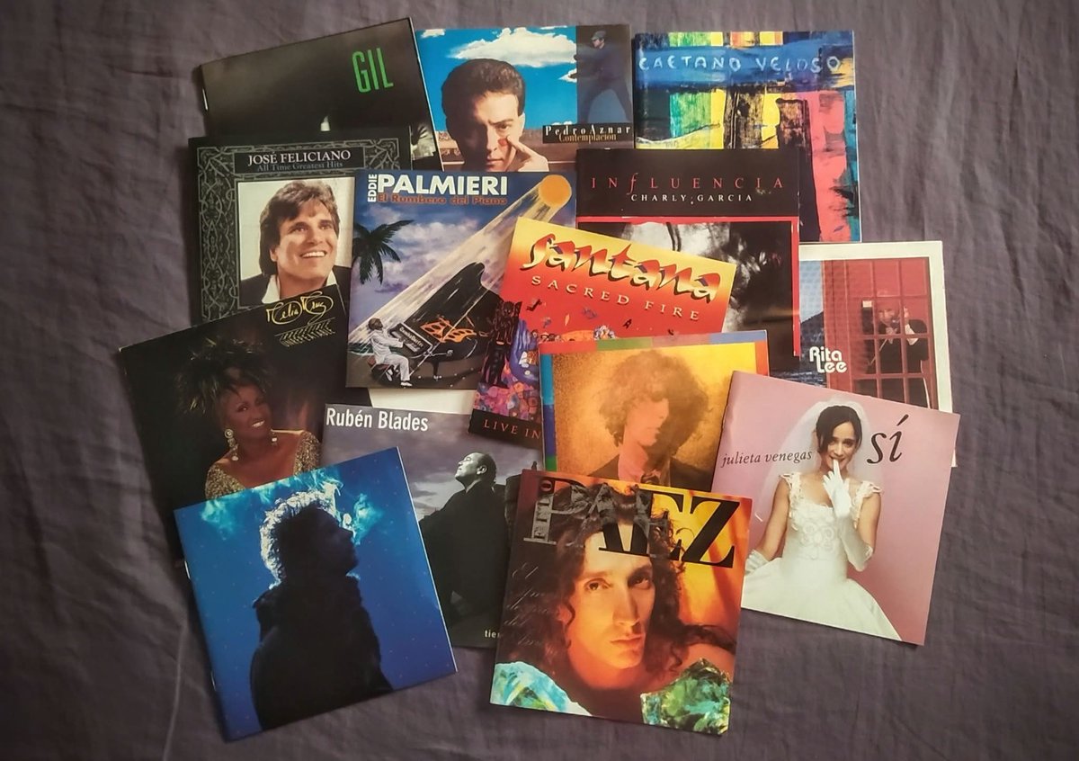 Mis artistas latinos preferidos de la música: José Feliciano, Eddy Palmieri, Carlos Santana, Celia Cruz, Rubén Blades, Charly García, Luis Alberto Spinetta, Fito Páez, Gustavo Cerati, Pedro Aznar, Rita Lee, Caetano Veloso, Gilberto Gil, Julieta Venegas, Jorge Drexler...