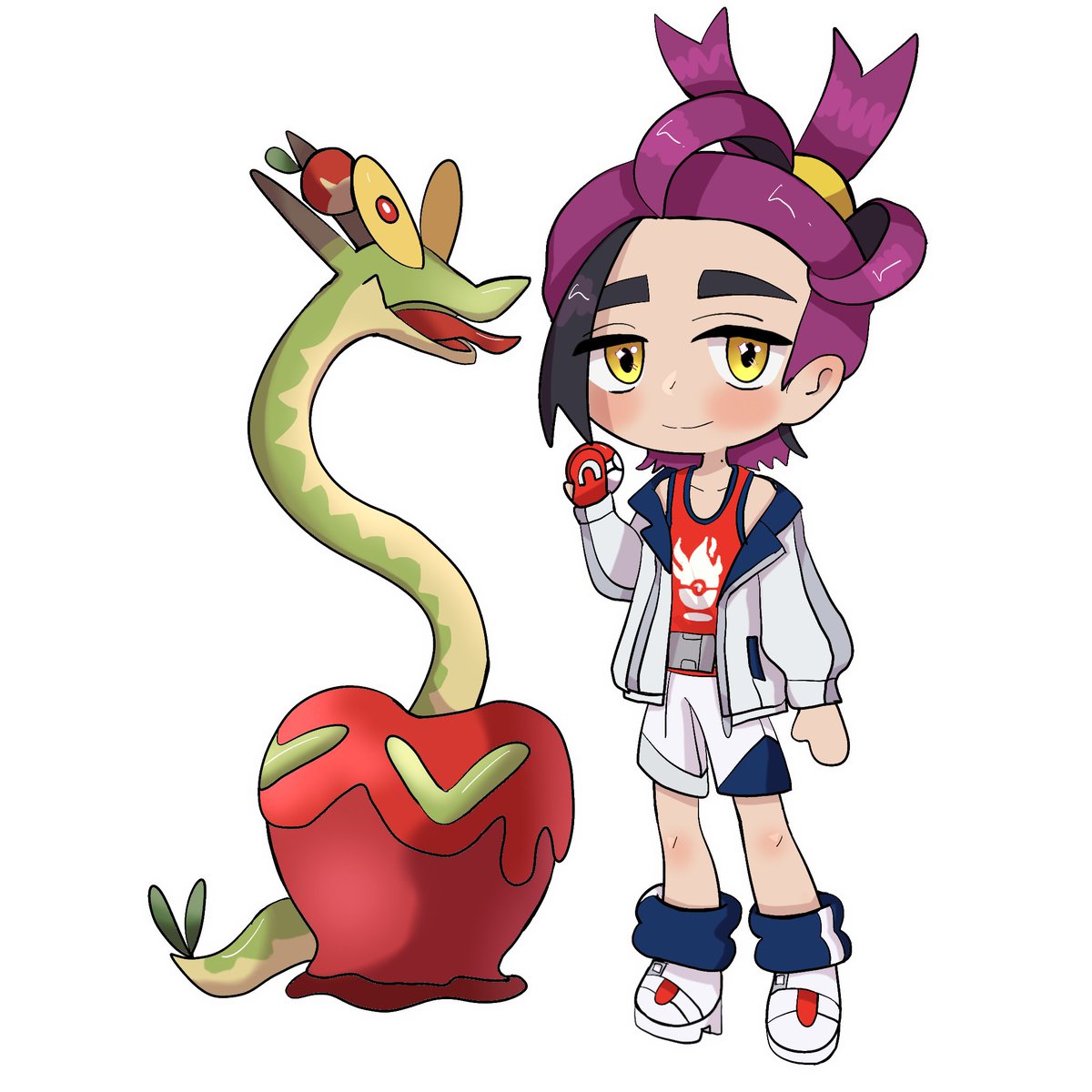 KIERAN KEYCHAIN DESIGN !!!

#suguri #kieranpokemon #hydrapple