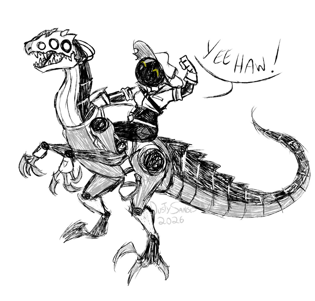Dinosaur rodeo
#murderdrones #tessa? #sentinel